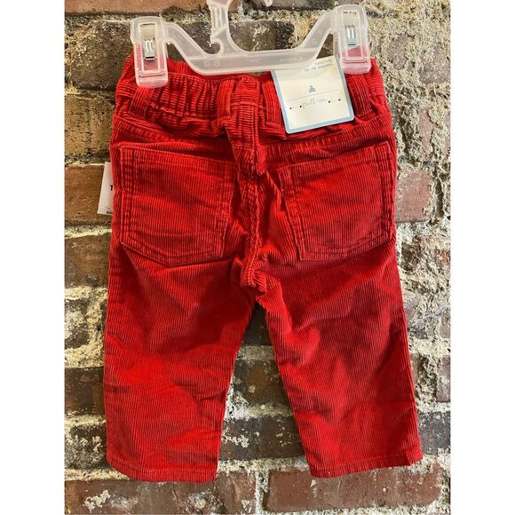 babyGAP Red Corduroy Pull-on Pants Baby/Toddler Size 12-18 Months NWT - Picture 8 of 9